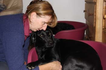 Elke und Blacky vor der Geburt