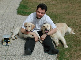 Jana, Thomas und Aika in Peterdorf