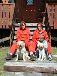 Rupert, Marina, Marcel u. ich beim Wandertag auf die Karlhütte