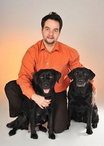 Thomas mit Hunde