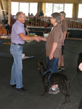Austrian Retriever bei der Hundeaustellung MG8208