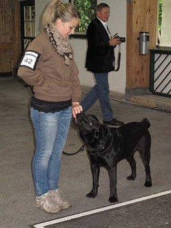 Petra mit Barney Bandit Championklasse IMG_9934PH